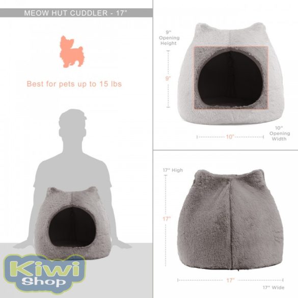 Meow Hut Fur barlang, szürke