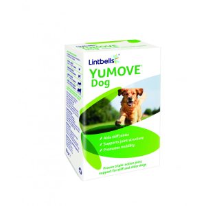 YuMOVE Dog - Hármas porc- és ízületvédő hatás gyenge csontozatú és idősebb kutyák számára 60db