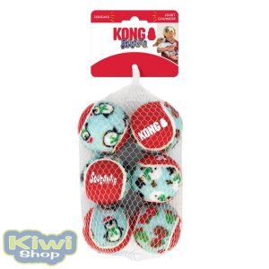 KONG HOLIDAY AIR SQUEAKER TENISZLABDA CSOMAG (S)