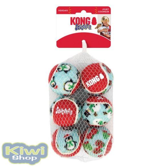 KONG HOLIDAY AIR SQUEAKER TENISZLABDA CSOMAG (S)