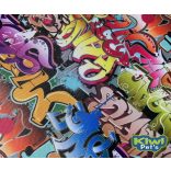 Kiwi Pet's LIMITÁLT nyári vízlepergetős fekhely graffiti mintával 2 méretben