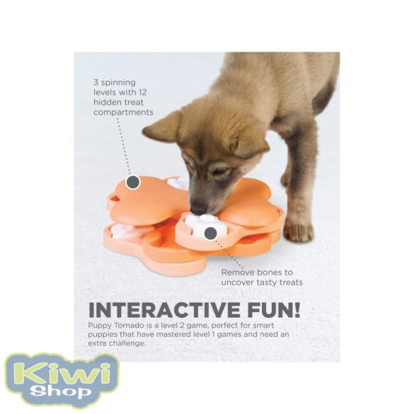 Nina Ottosson -Puppy Tornado interaktív csemege puzzle kutyajáték - középhaladó