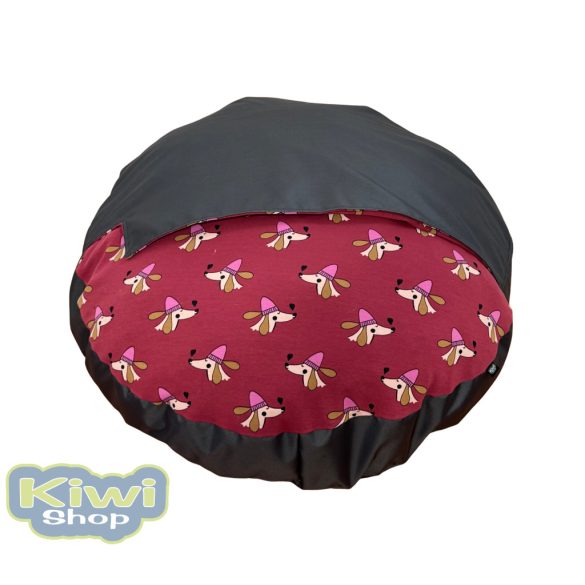 Kiwi Pet's strong dogs and hurts bebújós fekhely red 80cm