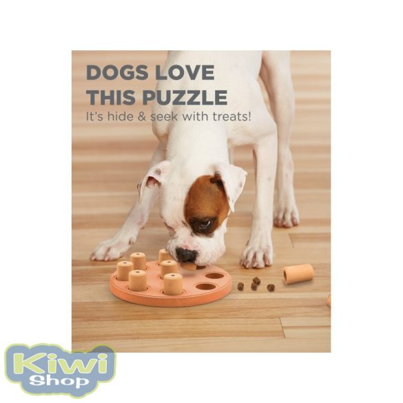 Nina Ottosson - Dog Smart narancssárga kompozit interaktív csemege kirakós kutyajáték