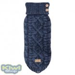 Milk&Pepper Irvin kötött pulóver blue 41-es