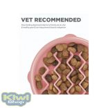 Fun Feeder Slo Bowl S, pink evéslassító tál