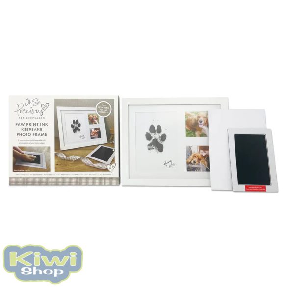 Emlék képkeret tappancs lenyomattal