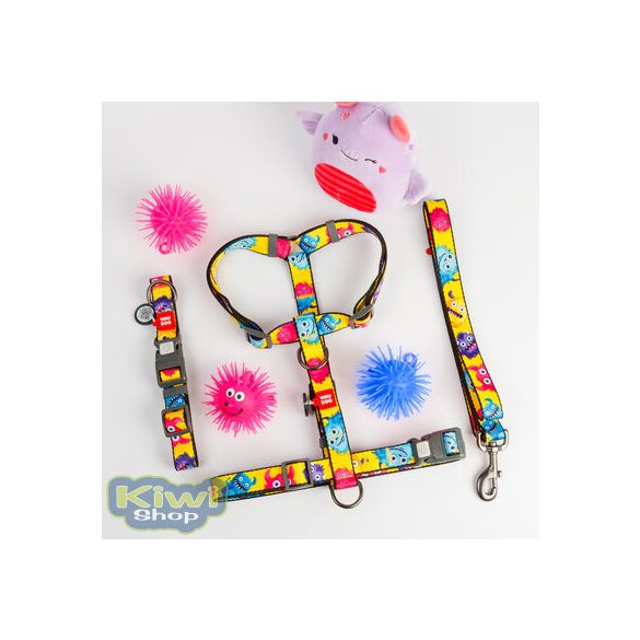 WAUDOG Furry monsters póráz 15mm/122cm