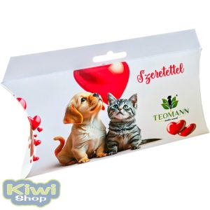 Teomann szívecskés párnadobozos egészséges jutifalat - SZARVAS