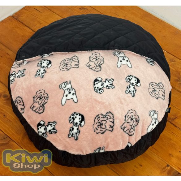Kiwi Pet's púder rózsaszín kutyás bebújós fekhely 60cm