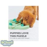 Nina Ottosson - Puppy Hide N' Slide Zöld interaktív csemege kirakós kutyajáték