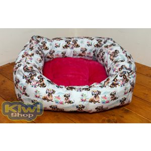 Kiwi Pet's strong vidám tacskók peremes fekhely 60x50cm