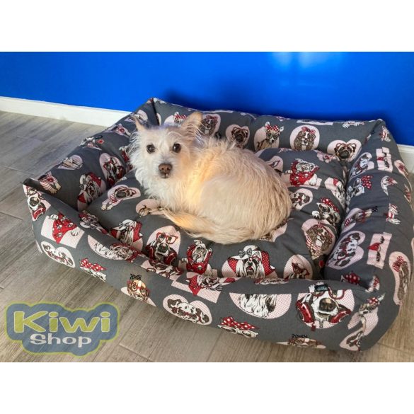 Kiwi Pet's red dogs kutyafekhely 85x70cm