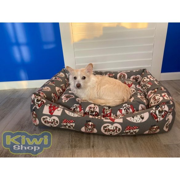 Kiwi Pet's red dogs kutyafekhely 85x70cm