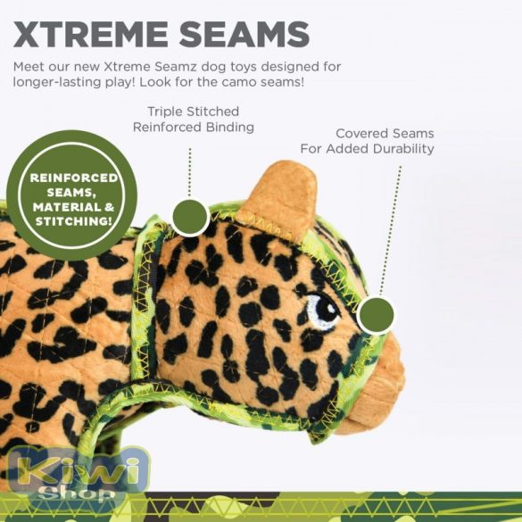 Outward Hound Xtreme Seamz (sípoló) Leopárd 34cm