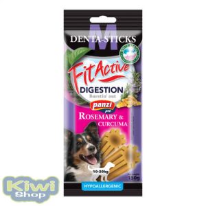 FitActive SNACK Denta-Sticks Hypoallergenic Digestion "M" - jutalomfalat (rozmaring, kurkuma) kutyák részére (150g)