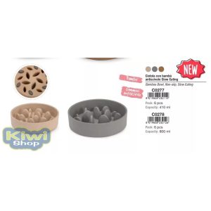 HABZSOLÁSGÁTLÓ BAMBUSZ TÁL 145*38 MM 410 ML VEGYES SZÍNBEN