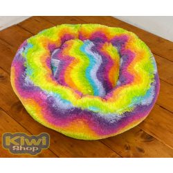 Kiwi Pet's szivárvány donut fekhely 50cm