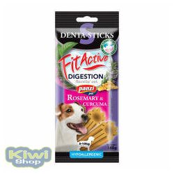   FitActive SNACK Denta-Sticks Hypoallergenic Digestion "S" - jutalomfalat (rozmaring, kurkuma) kutyák részére (140g)