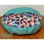 Kiwi Pet's strong bebújós fekhely színes tacskós 80cm