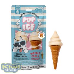   Pup Ice Waffle Cones Vanília & Mogyoróvaj JÉGKRÉM KUTYÁKNAK (M) 2db 110g