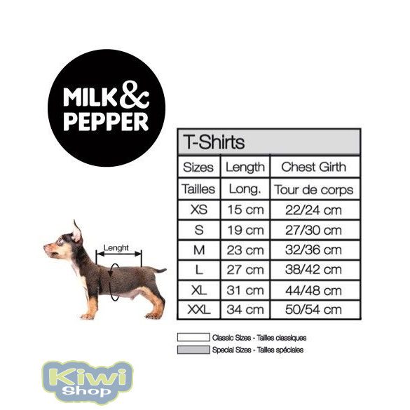 Milk&Pepper Doodle Grey T-shirt