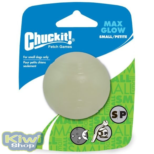 Chuckit Max Glow fluoreszkáló labda S