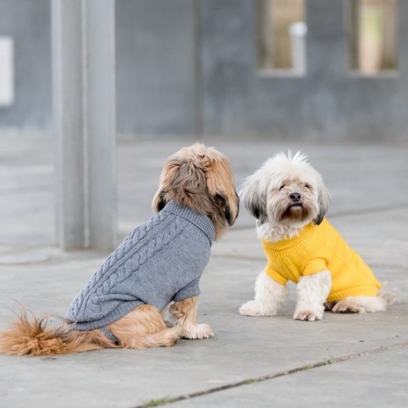 Trixie Kenton kötött pulcsi sárga