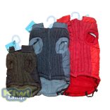 Vízlepergetős bélelt kabát, kötött betéttel