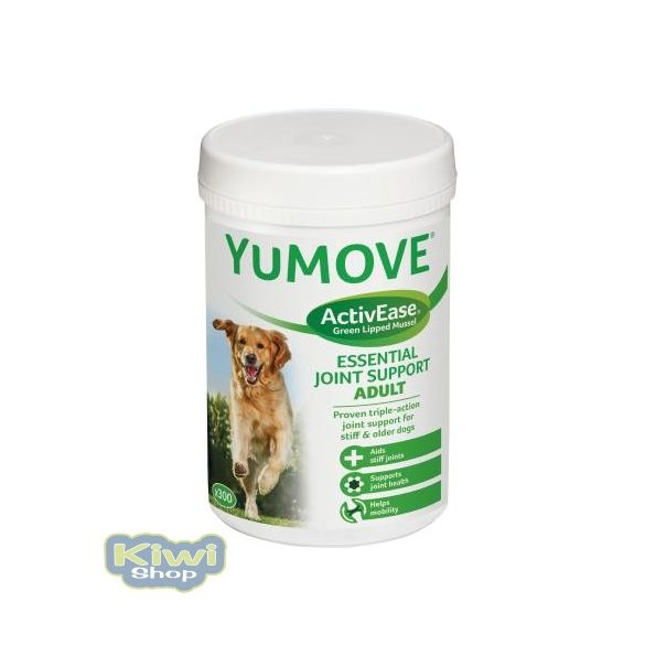 YuMOVE Dog - Hármas porc- és ízületvédő hatás gyenge csontozatú és idősebb kutyák számára 300db