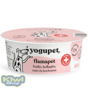 YOGUPET FUNCTIONAL JOGHURT FLAMAPET - BŐR, SZŐR ÉS EMÉSZTÉS TÁMOGATÓ KURKUMÁVAL, MÉZZEL ÉS KOLLAGÉNNEL