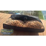 Kiwi Pet's barna csontos-tappancsos szögeletes bebújós 90x55cm