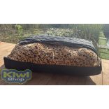 Kiwi Pet's barna csontos-tappancsos szögeletes bebújós 90x55cm