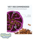 Fun Feeder Slo Bowl L, Lila evéslassító tál