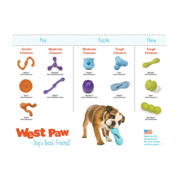 West Paw Zisc Glow - 100% Love it garanciával