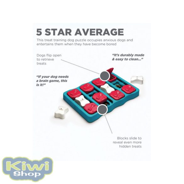 Nina Ottosson - Dog Brick interaktív csemege kirakós kutyajáték - középhaladó