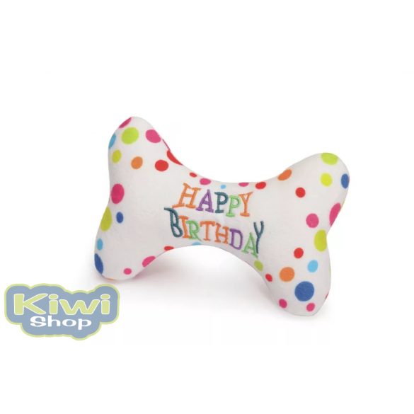 HAPPY BIRTHDAY PLÜSS JÁTÉK CSONT 18 CM
