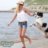 Doog övtáska rózsaszín-szürke