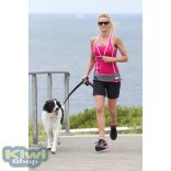 Doog övtáska rózsaszín-szürke