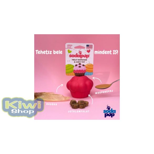SodaPup® Muffin - méreganyagmentes kutyajáték