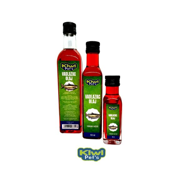 Kiwi Pet's vadlazacolaj - nyers, hidegen préselt több féle kiszerelésben 250ml