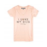 Milk&Pepper I love my dog póló gazdiknak