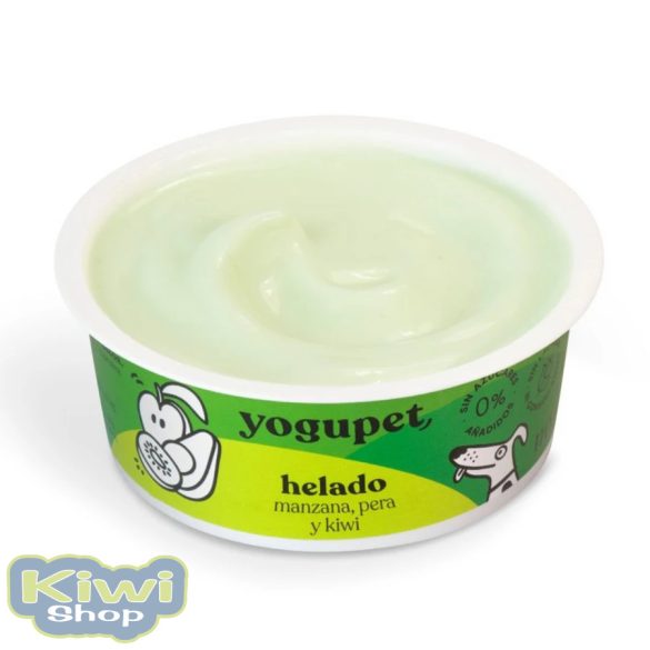 YOGUPET LAKTÓZMENTES JOGHURT ÉS KUTYAFAGYI KUTYÁKNAK ÉS CICÁKNAK - ALMA, KÖRTE ÉS KIVI 110G