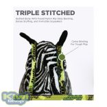 Outward Hound Xtreme Seamz (sípoló) Zebra 27cm