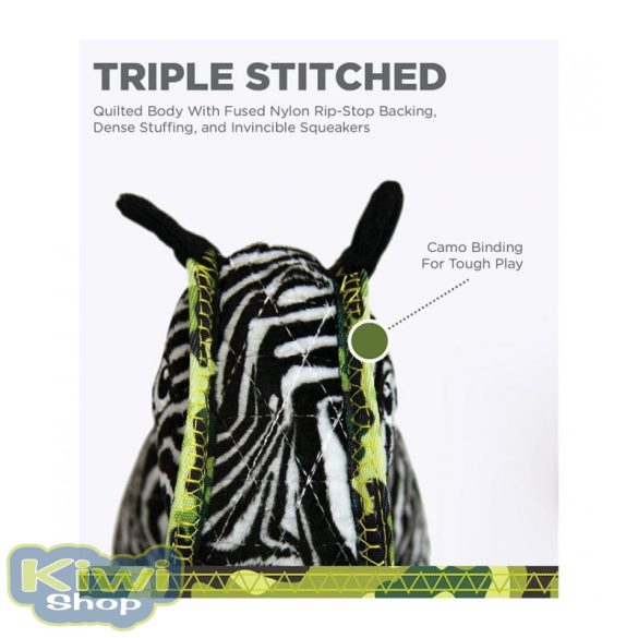 Outward Hound Xtreme Seamz (sípoló) Zebra 27cm