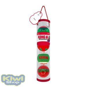 KONG HOLIDAY OCCASIONS BALL 4PCS M