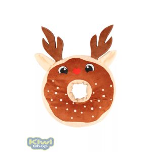 KARÁCSONYI ZÖRGŐS, SÍPOLÓ PLÜSS FÁNKOK 15 CM