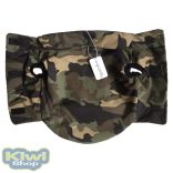 Terepmintás vízlepergetős sherpa béléses kutyakabát 37cm