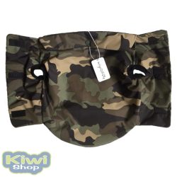   Terepmintás vízlepergetős sherpa béléses kutyakabát 37cm