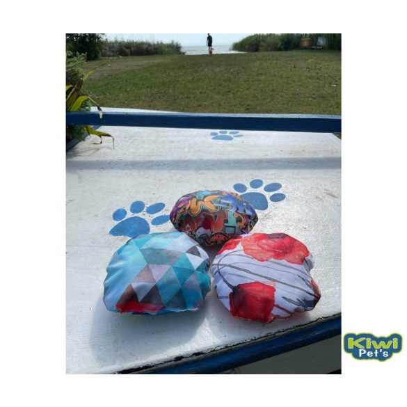Kiwi Pet's vízen úszó játékok kék geometriai mintás 